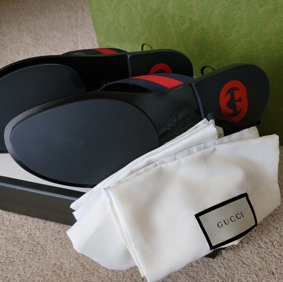 Mens Gucci Thong Sandal Size 14 - Picture 5 of 6